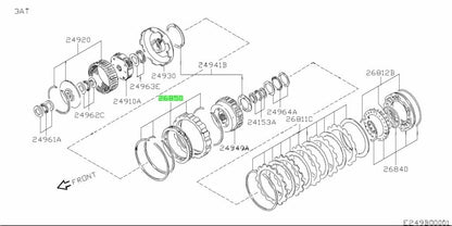 26850-83CT0-000 Suzuki Clutch set,one way 2685083CT0000, New Genuine OEM Part0