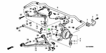 Honda S2000 Genuine 00-09 Left & Right Set Rear Control Arm JDM OEM JPN