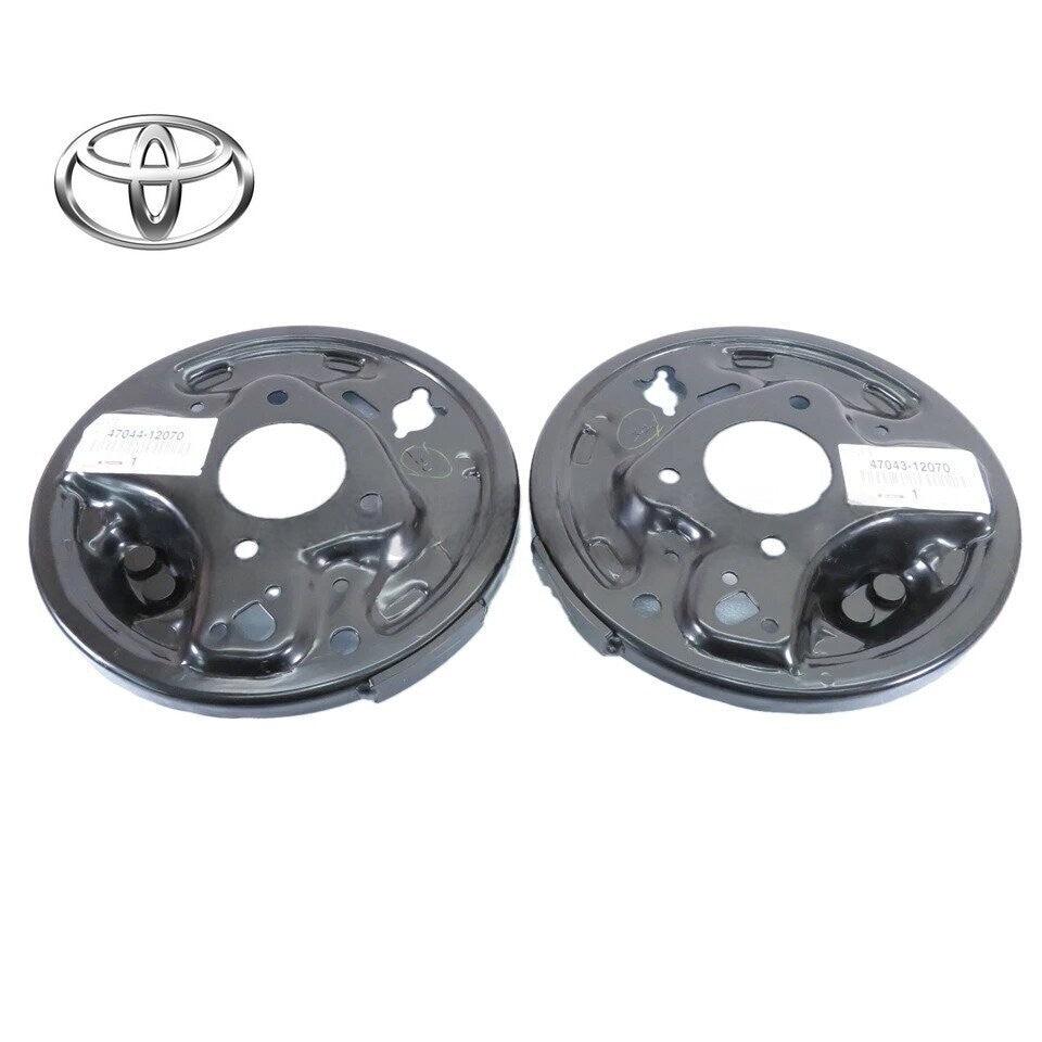 Toyota Genuine 47044-12070&47043-12070 Rear L and R SET Brake Backing Plate0