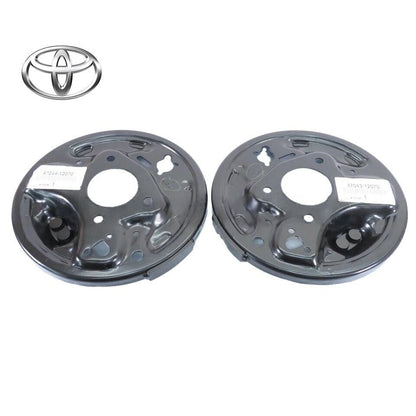 Toyota Genuine 47044-12070&47043-12070 Rear L and R SET Brake Backing Plate0