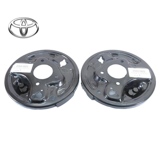 Toyota Genuine 47044-12070&47043-12070 Rear L and R SET Brake Backing Plate0