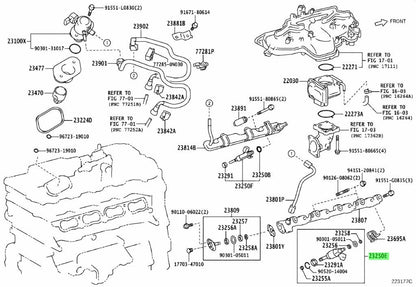 Toyota Genuine OEM 23209-36030-02 Fuel Injector Assy Direct New from Japan1