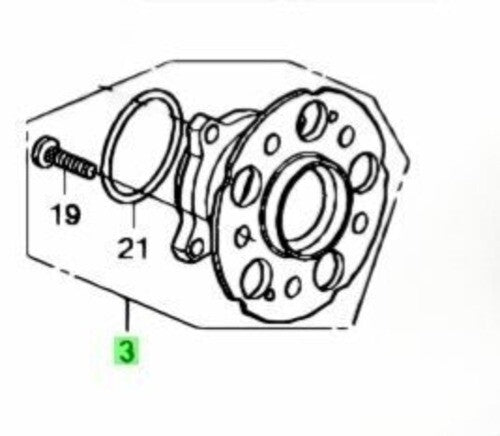 OEM BEARING ASSY. RR. HUB UNIT R&L SET Honda CR-V DBA-RE4 42200-STK-951