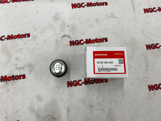 HONDA S2000 AP2 AP1 Genuine 6-Speed Leather Shift Knob 54102-S2A-040 OEM JDM
