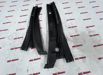 Mitsubishi Front Windshield Cowl Side Garnish LH RH Set MB893066 MB893069 OEM3