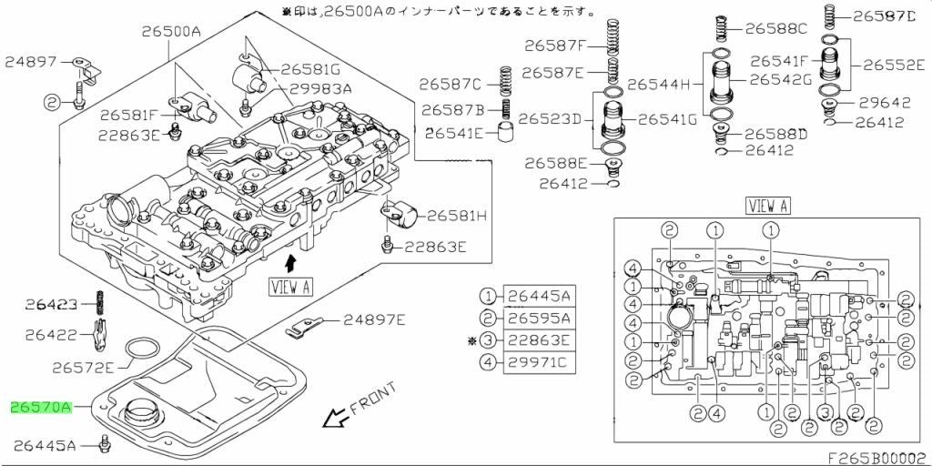 26570-54J10-000 Suzuki Strainer,oil 2657054J10000, New Genuine OEM Part1