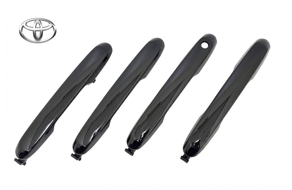 Genuine Toyota Land Cruiser 250 LC250 Black Door Handle 4pc No Digital Key OEM0