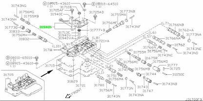 Genuine Nissan Laurel C35 Cedric Y34 Shift Solenoid Valve Kit 31940-4AX05 OEM
