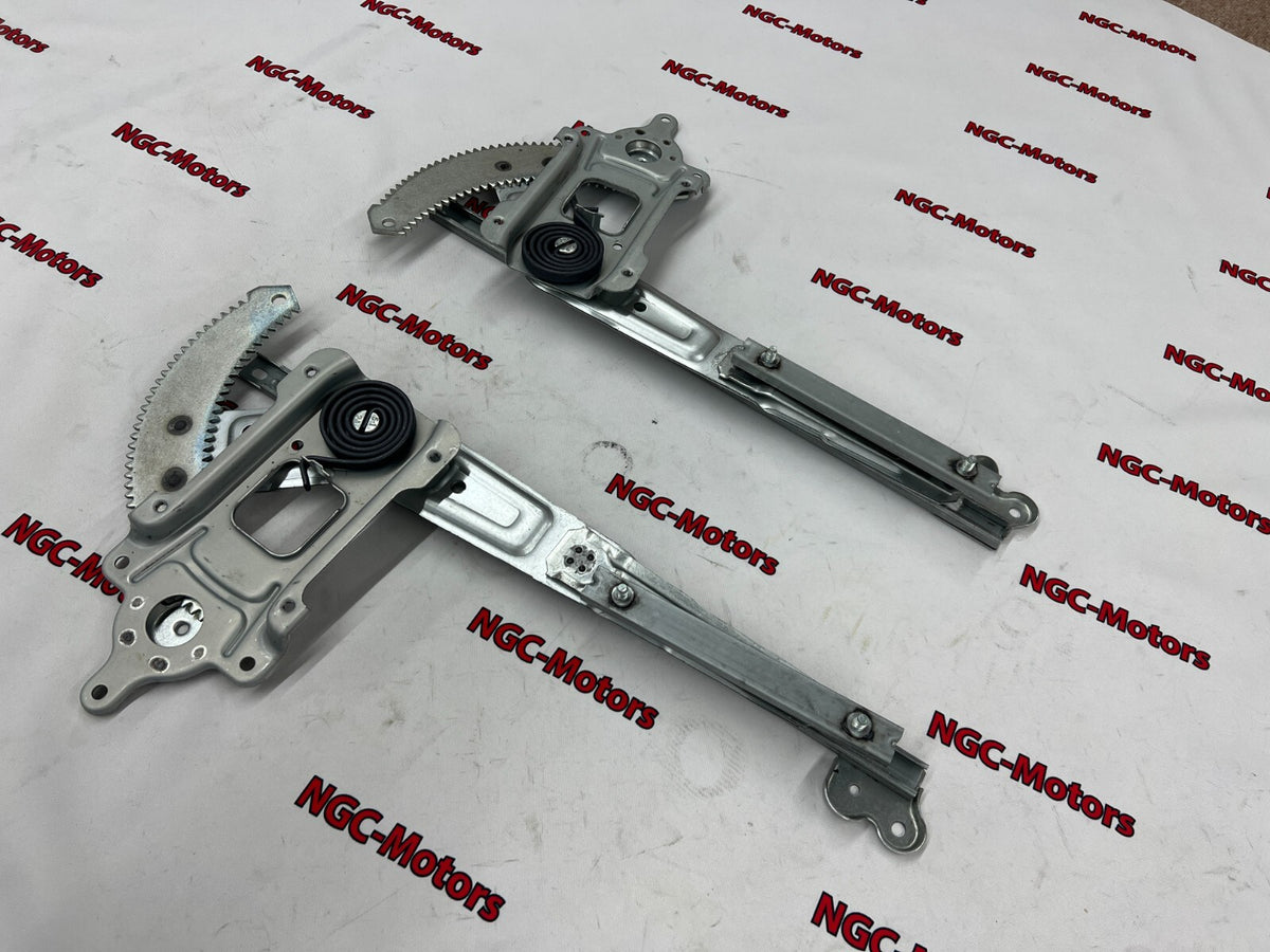 Nissan Genuine OEM Window Regulator Assembly for R34 Skyline Coupe RH LH SET