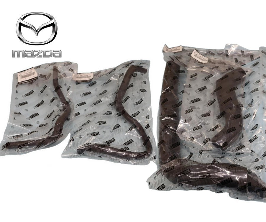 OEM Mazda RX-7 FD3S Cooling Hose Kit 4PCS N3A1-15-183A 184A 185B 186B Genuine0