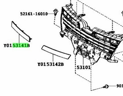 OEM Genuine Toyota Voxy ZRR80G ZRR85W GARNISH RADIATOR GRILLE NO.1 5314128080-A01