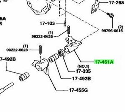 New Genuine Mazda Transmission Control Shaft End R522-17-461A OEM1