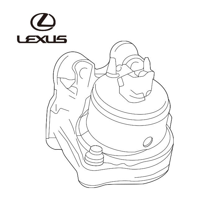 OEM INSULATOR ENGINE MOUNTING FR RH Genuine Toyota Lexus LX 600 12361-703400