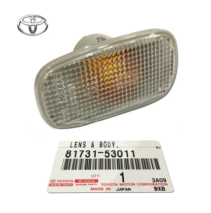 Genuine Toyota Side Turn Signal Lamp Lens 81731-53011 Set of 2 OEM New0