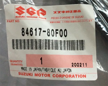 OEM Genuine Suzuki Cappuccino Partition Weatherstrip RH Rubber Seal 84617-80F001