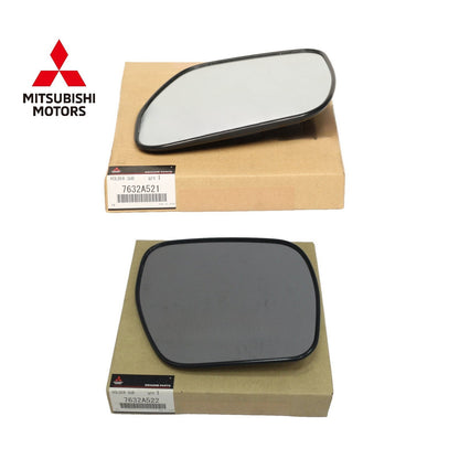 Genuine Mitsubishi Pajero Montero Side Mirror Glass Holder LH RH Set OEM0