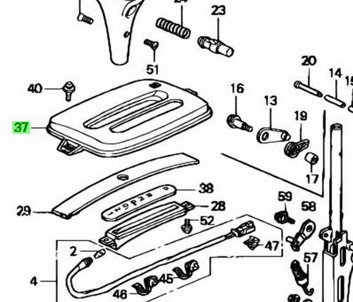 OEM Honda Civic EG Center Console Shift Lever Escutcheon 54711-SR3-9811
