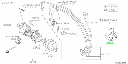 Genuine SUZUKI CARRY DB51T DC51T DD51T DD51B IGNITION COIL 33410-70G00 OEM NEW1