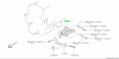 New Genuine Nissan Power Steering Oil Pump Bracket 11940-24U00 OEM1