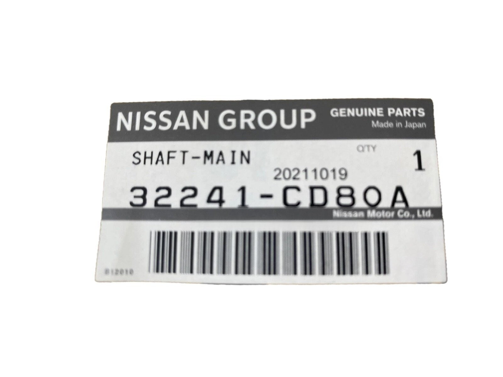 Genuine NISSAN  FAIRLADYZ Z34 Transmission Main Shaft 32241-CD80A Manual Gearbox1