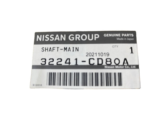 Genuine NISSAN  FAIRLADYZ Z34 Transmission Main Shaft 32241-CD80A Manual Gearbox1