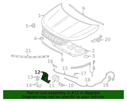 Genuine Mitsubishi Lock Bracket 5900B0161