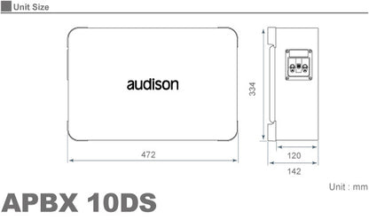 Audison APBX-10DS Box Subwoofer 400W3