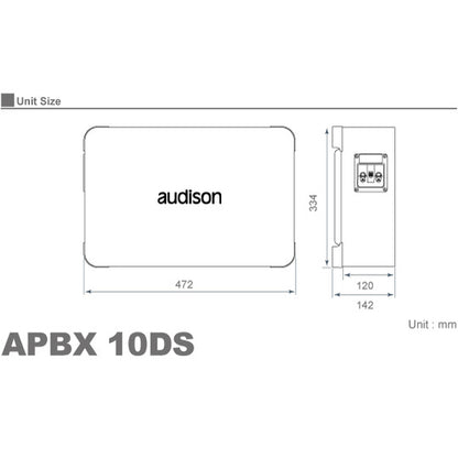 Audison APBX-10DS Box Subwoofer 400W2
