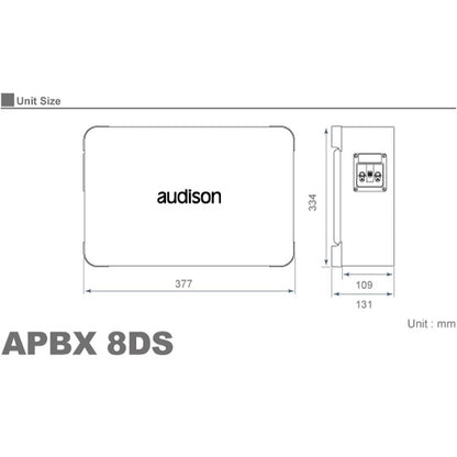 Audison APBX-8DS Box Subwoofer 250W2