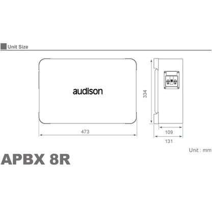 Audison APBX-8R Box Subwoofer 250W2