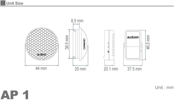 Audison APK-163 Speaker 165mm 3-Way Separate5