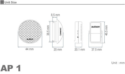 Audison APK-163 Speaker 165mm 3-Way Separate5