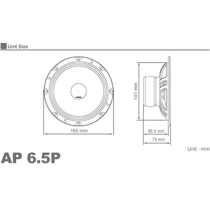 Audison APK-165P Speaker 165mm 2-Way Pair1