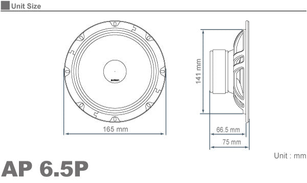 Audison APK-165P Speaker 165mm 2-Way Pair4