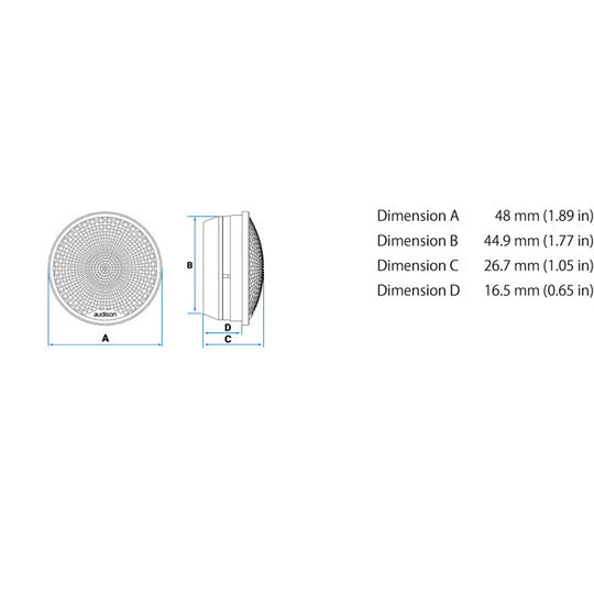 Audison AV-11-II Speaker 28mm Tweeter2