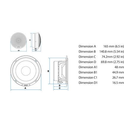 Audison AV-K6-P-II Speaker Passive 2-Way Component Set2
