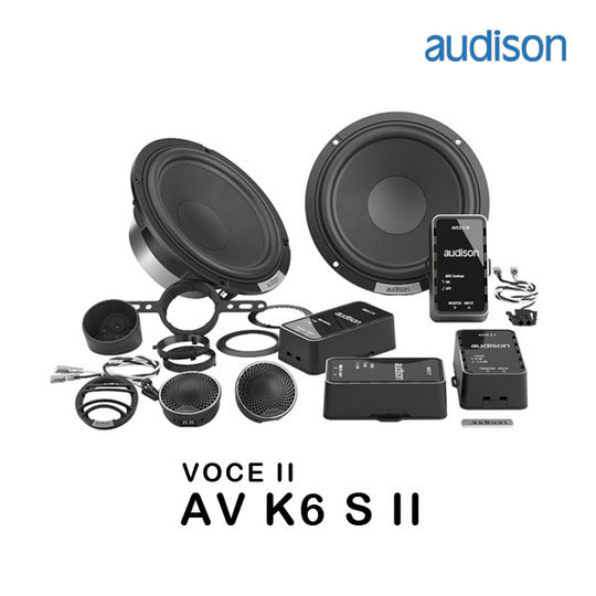 Audison AV-K6-S-II Speaker Passive 2-Way Component Set0