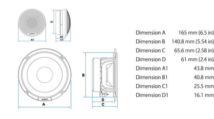Audison AV-K6-S-II Speaker Passive 2-Way Component Set3