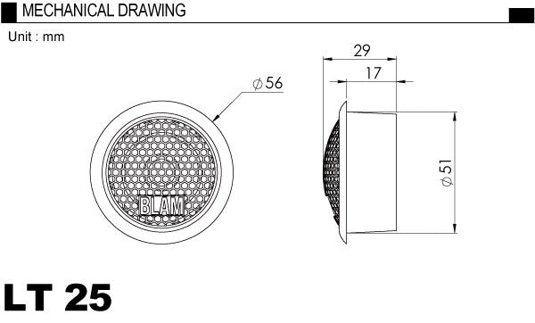 BLAM L165-P Speaker 165mm 2 Way4