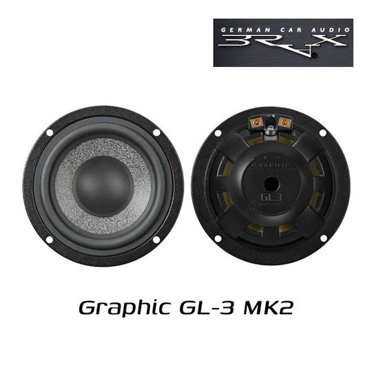 BRAX Graphic GL-3 MK2 Midrange 80mm Paper Cone0