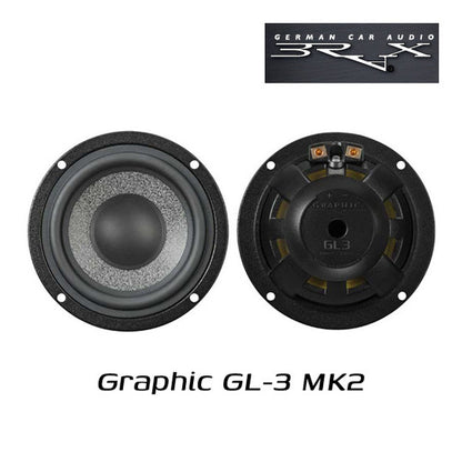 BRAX Graphic GL-3 MK2 Midrange 80mm Paper Cone0