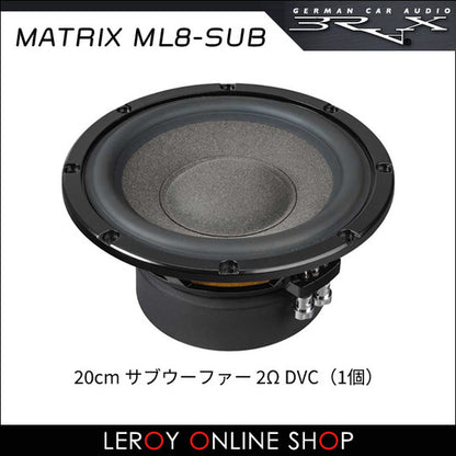 BRAX MATRIX-ML8-SUB Subwoofer 20cm 2Ω DVC0