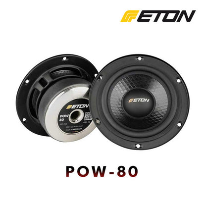 ETON POW-80 Midrange Speaker 80mm Fiberglass Cone0