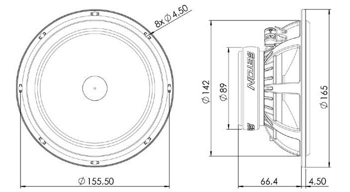 ETON PRO-16 PLUS 16cm 2WAY Separate Set 28mm Tweeter4