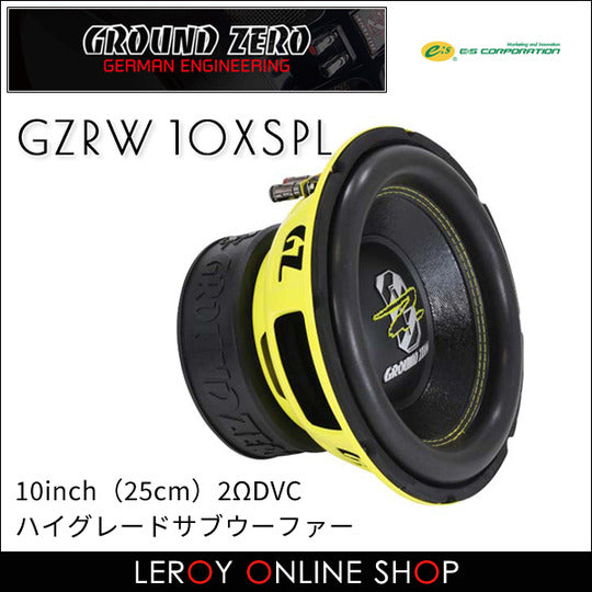 Ground Zero GZRW 10XSPL 10inch Subwoofer 2ΩDVC0