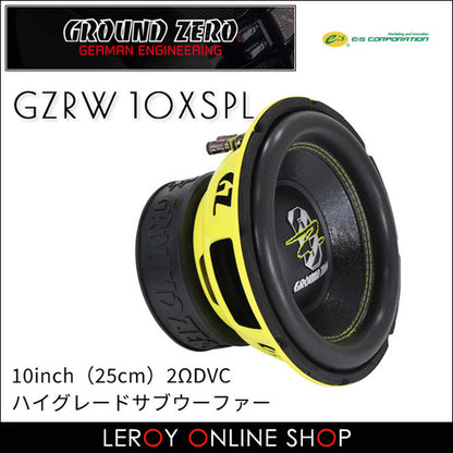 Ground Zero GZRW 10XSPL 10inch Subwoofer 2ΩDVC0