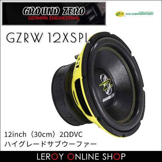 Ground Zero GZRW 12XSPL 12inch Subwoofer 2ΩDVC0