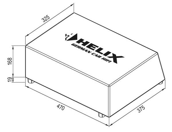 HELIX IK-E10.1 Subwoofer 25cm 2Ω DVC2