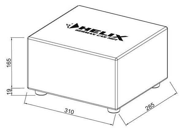 HELIX IK-E8.1 20cm 2Ω DVC Bass Reflex Subwoofer4