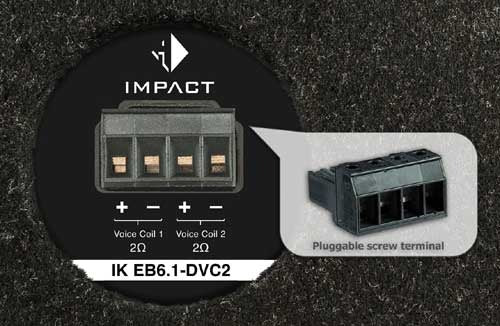 HELIX IK-EB6.1 Subwoofer 16cm 2Ω DVC Bass Reflex3